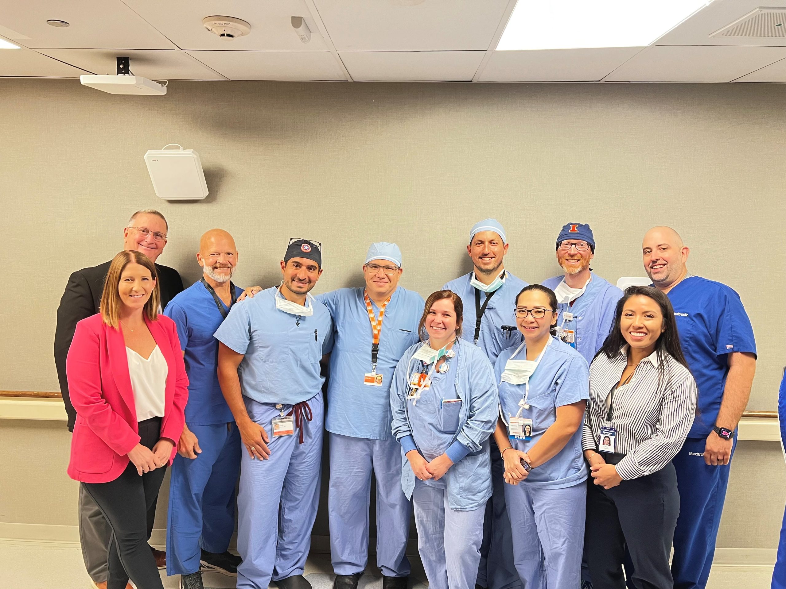 First patient treated in strategic collaboration with Medtronic